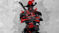 236x132 Watercolor Deadpool