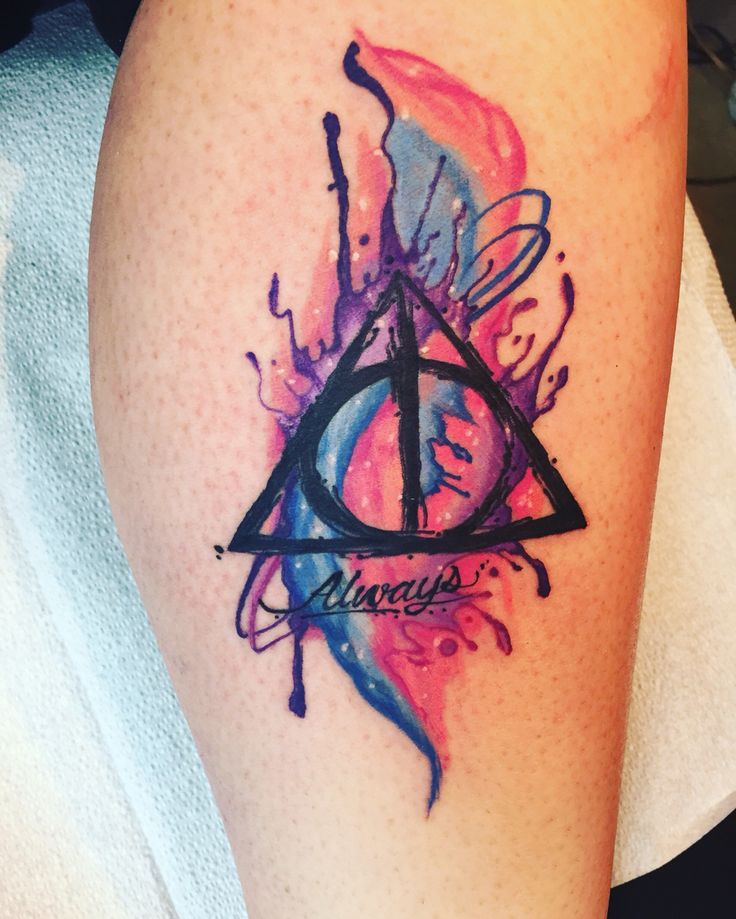 736x919 Watercolor Tattoo