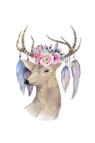 325x488 Boho Deer