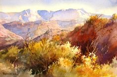 Desert Watercolor Paintings