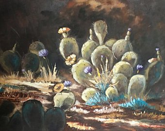 340x270 Desert Painting Etsy