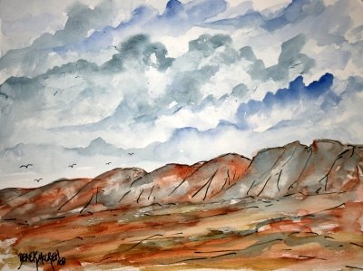 400x299 Desert Watercolor Painting Watercolor Paintings And Art Prints