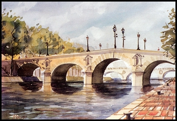 571x391 Watercolor Art By William Maurer Maurer Fine Art, Original