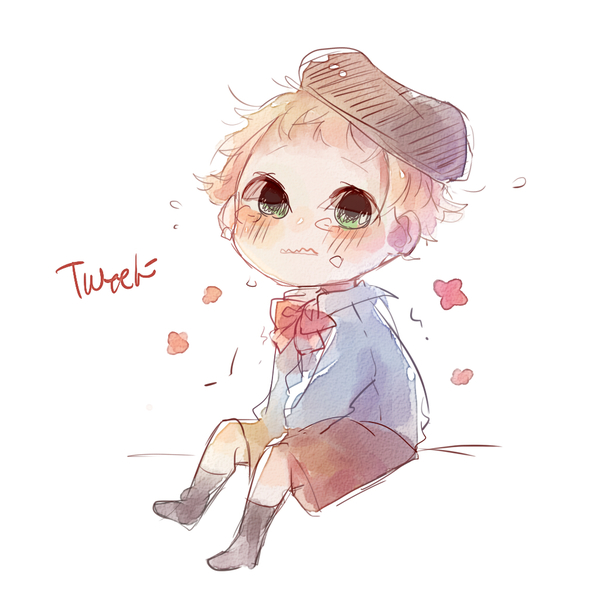 600x600 Fullbody Chibi Sketch (Digital Watercolor)