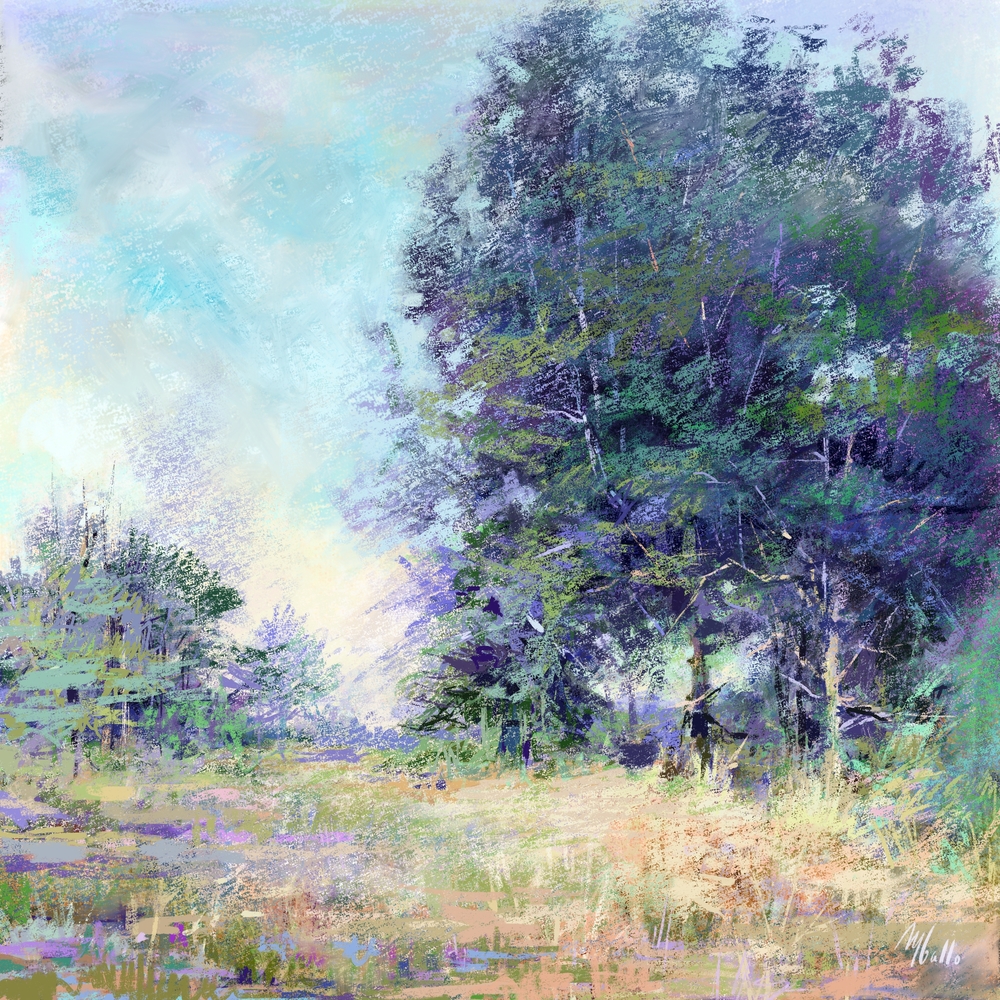 1000x1000 Summer Sale! Painting The Spring In Digital Watercolor And Pastel