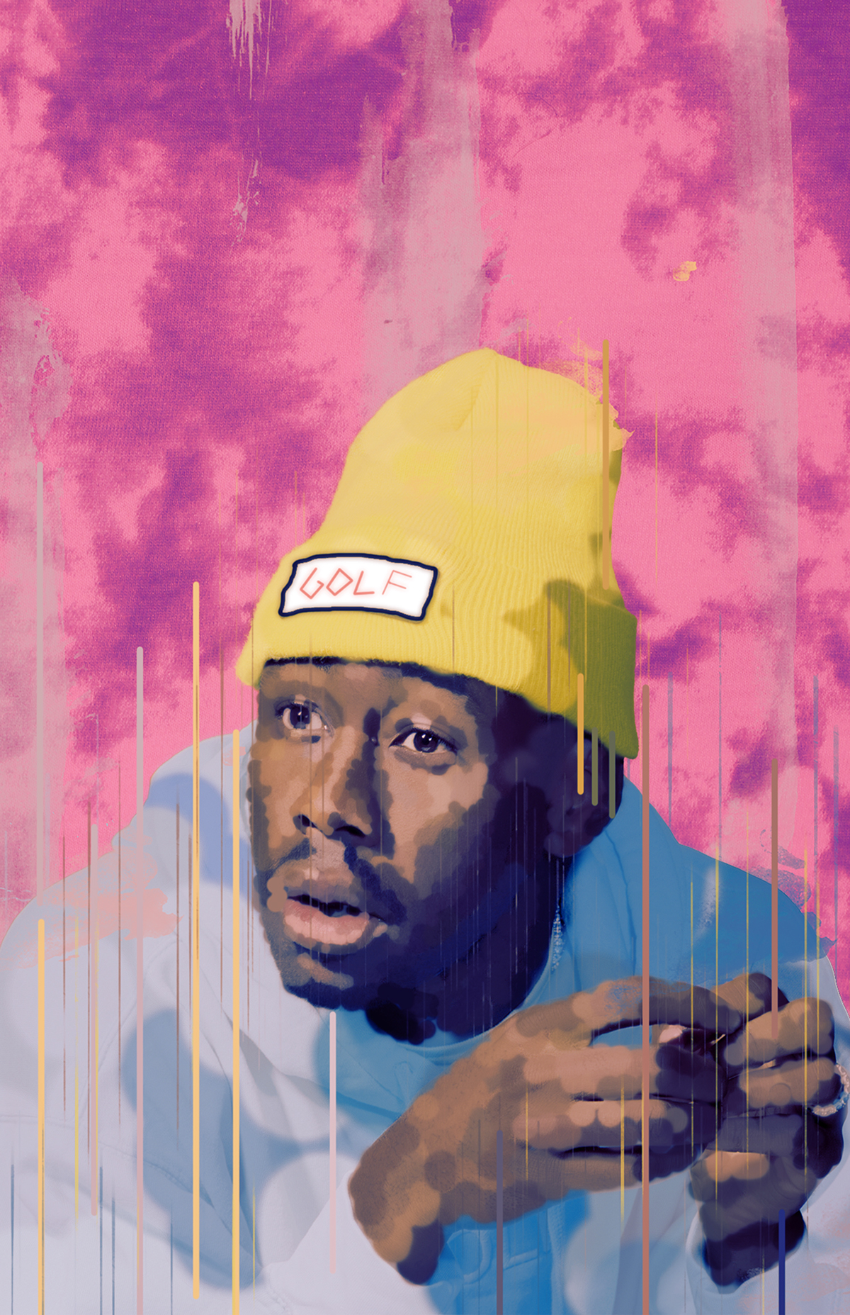 1200x1855 Tyler, The Creator Digital Watercolor On Behance