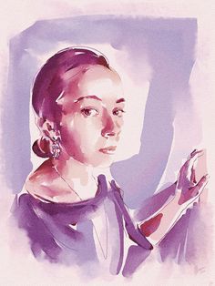 236x314 34 Best Digital Watercolor Portraits Images In 2018