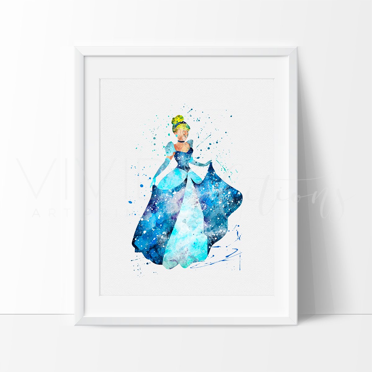 1200x1200 Cinderella Disney Princess Nursery Art Print Wall Decor