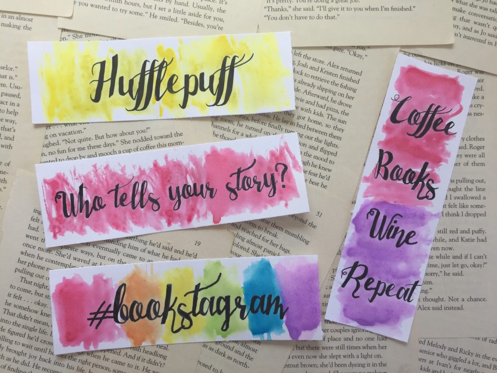 1024x768 Diy Watercolor Bookmarks
