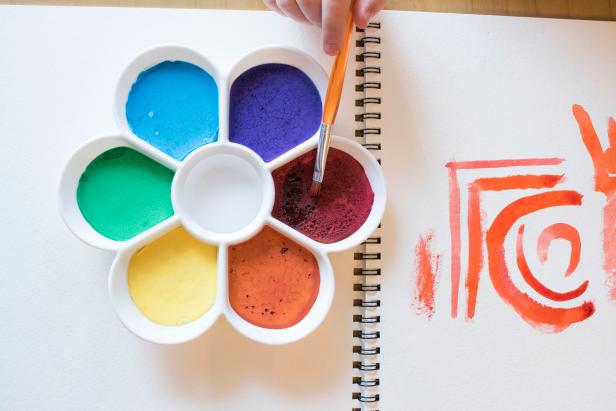 616x411 How To Make Your Own Watercolor Paints Diy