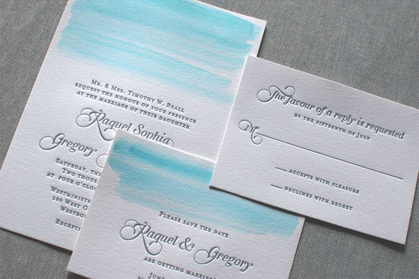 600x399 Diy Watercolor Wedding Invitations Anna Maria Locke