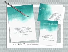 236x182 Watercolor Meadows Wedding Invitation Suite Diy Printable Custom