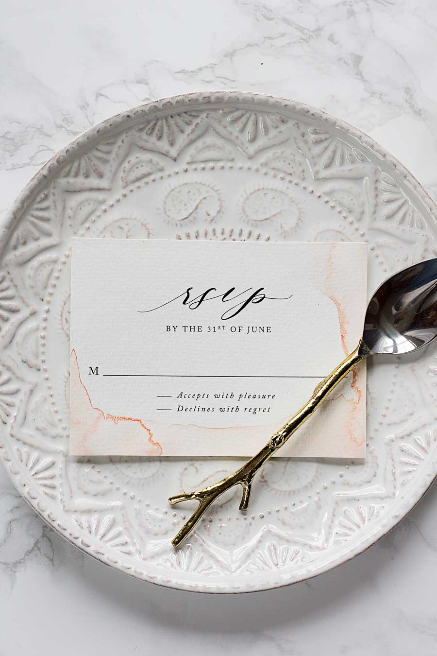 900x1350 Subtle Watercolor Wedding Invitations + How To Make Your Own