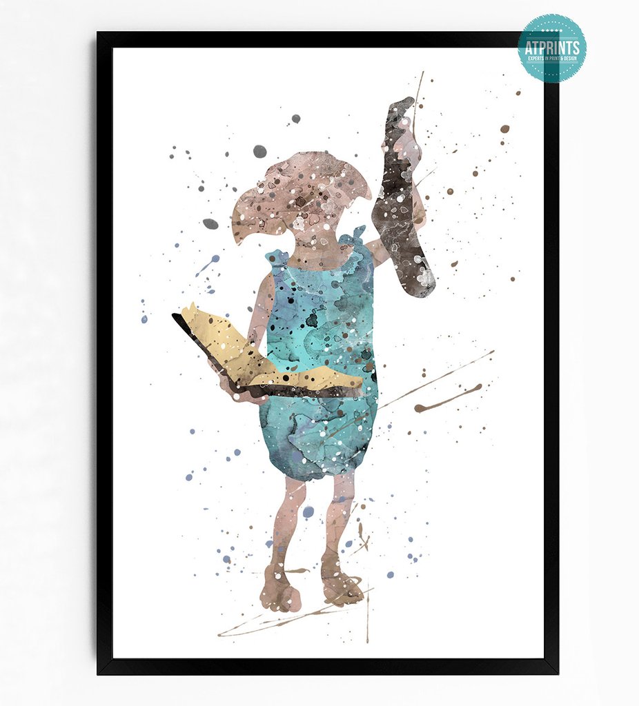 926x1024 Harry Potter Watercolour Art Print