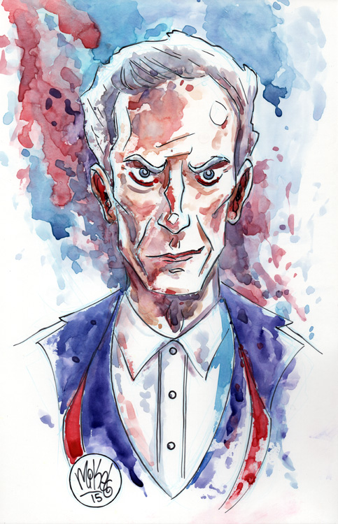 483x750 Watercolor The 12th Doctor By Mikemaihack