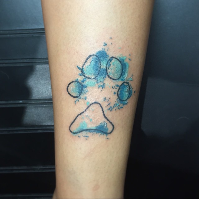 640x640 Cool Dog Paw Tattoos Ideas