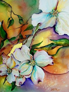 Dogwood Watercolor Paintings