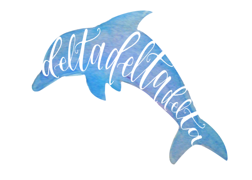 1000x714 Dolphin Watercolor Print Hayley Bush Calligraphy And Design