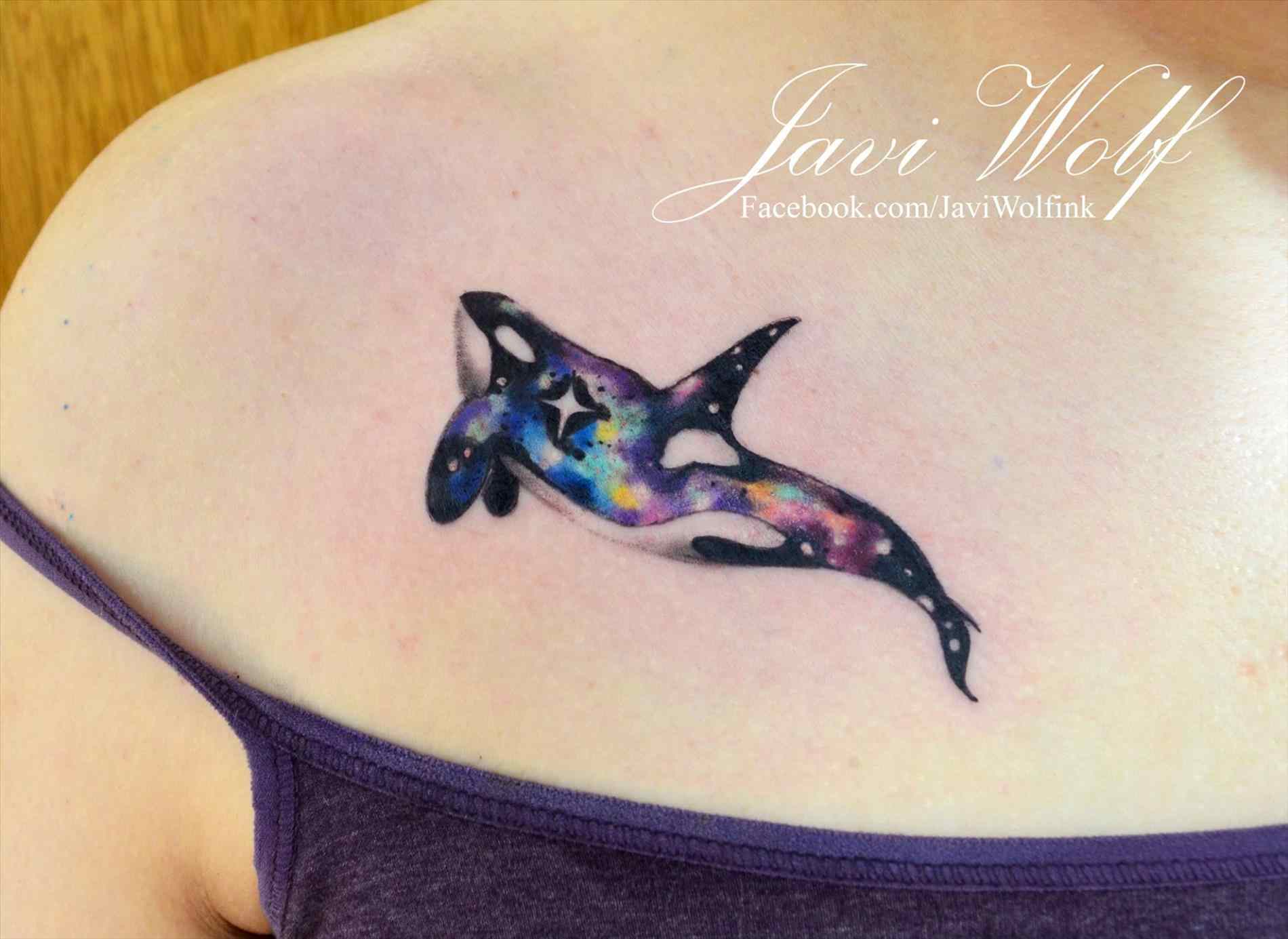 1900x1385 Tattoos Krystel Ivannie Orca Watercolor Tattoo Dolphin Lace Tattoo