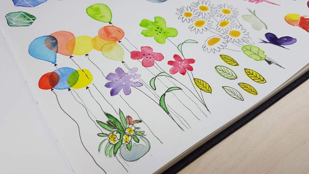 1024x576 Easy Watercolor Doodle Ideas For Beginners Art Amino