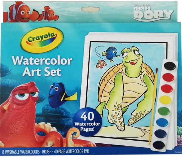 600x517 Souq Crayola Finding Dory 04 6892 Watercolour Paper Set Uae