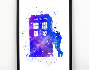 340x270 Dr Who Watercolor Etsy
