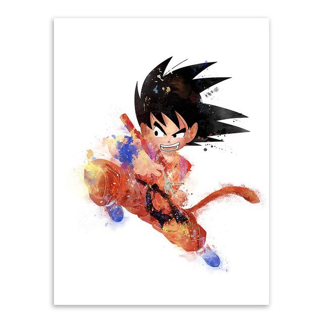 640x640 Watercolor Dragon Ball Z Posters Animefit