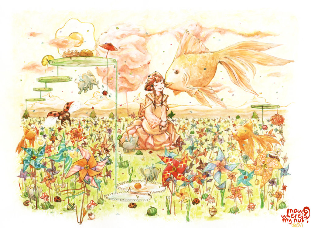 1024x752 Original Watercolor Dream By Nowwheresmynut