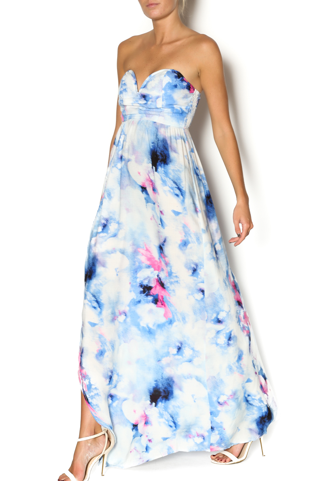 1050x1575 Lovecat Watercolor Maxi Dress From Philadelphia By Aoki Boutique
