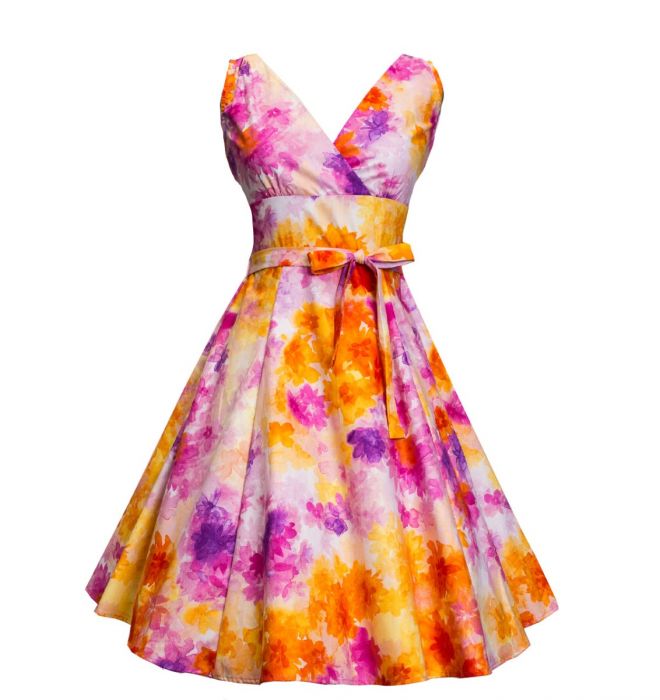 660x700 Marie Dress Watercolor