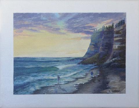 479x370 Painting Clouds With Acrylic Paint By Laura Wilson, Gold Star Work