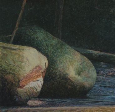 367x358 Sanctuary, Dry Brush Watercolor Realism Watercolor