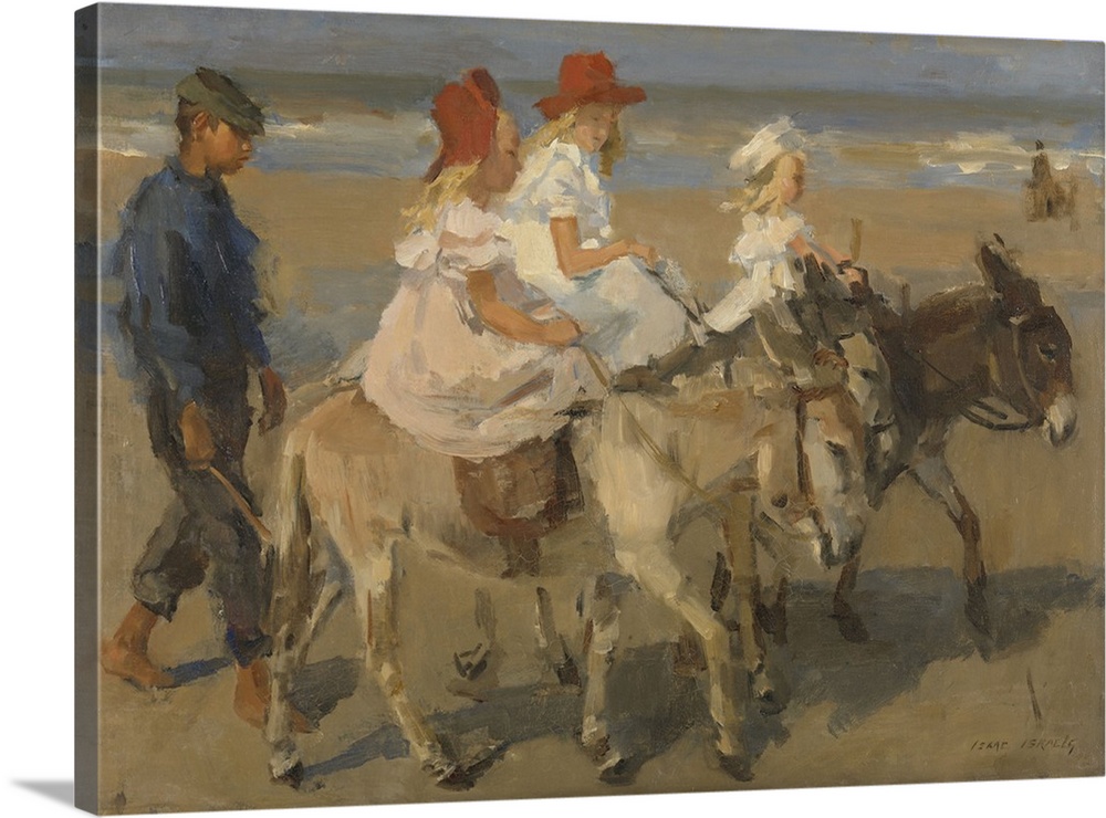 1000x740 Donkey Rides On The Beach, By Isaac Israels, C. 1890 1901. Dutch