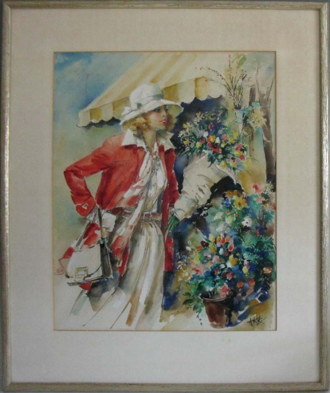644x768 Anna Kermer Dutch Watercolor Portrait Lofty Marketplace