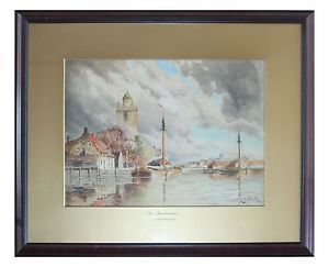 300x243 Norris Fowler Willatt Van Staaten Dutch Watercolor Near