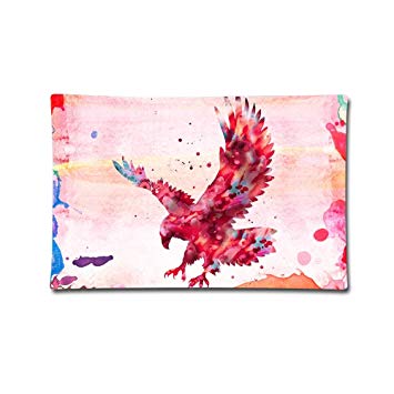 355x355 Flying Eagle Watercolor Art Standard Size 20x30
