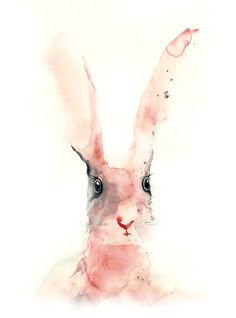 Easter Bunny Watercolor