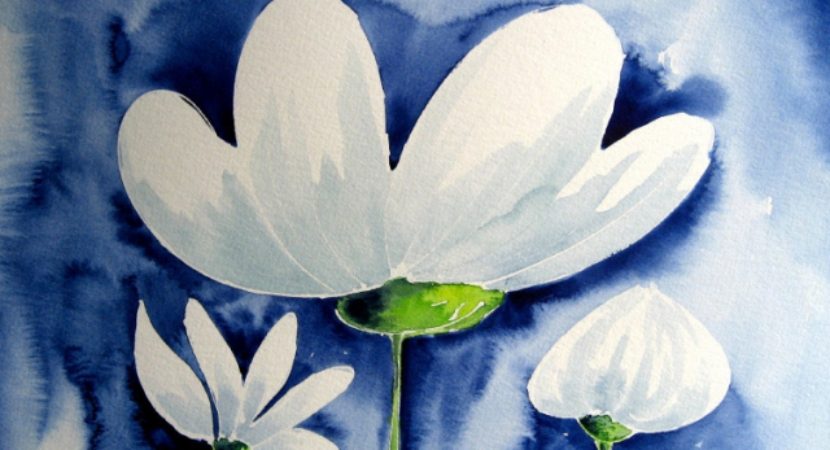 830x450 100 Easy Watercolor Painting Ideas For Beginners