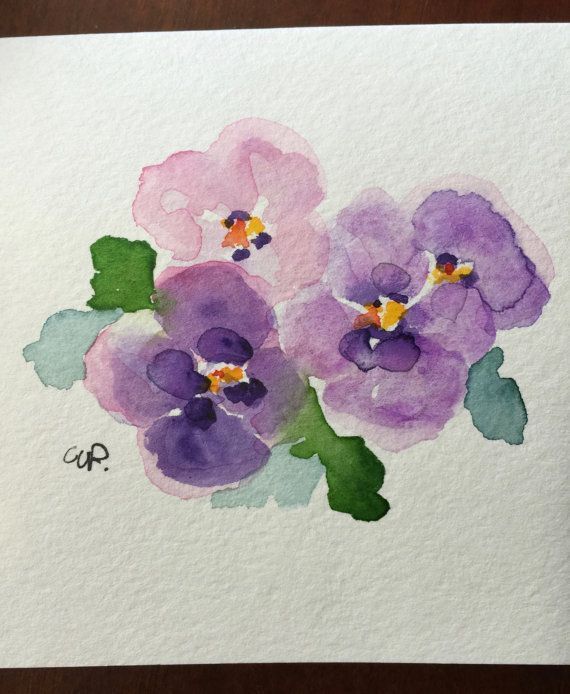 570x694 Image Result For Easy Watercolor Paintings Of Flowers Water