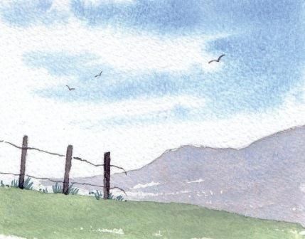 429x336 How To Paint A Simple Landscape