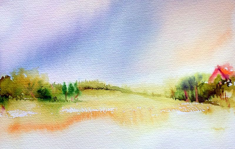 800x506 Watercolor Landscapes For Beginners Easy Landscape Watercolor