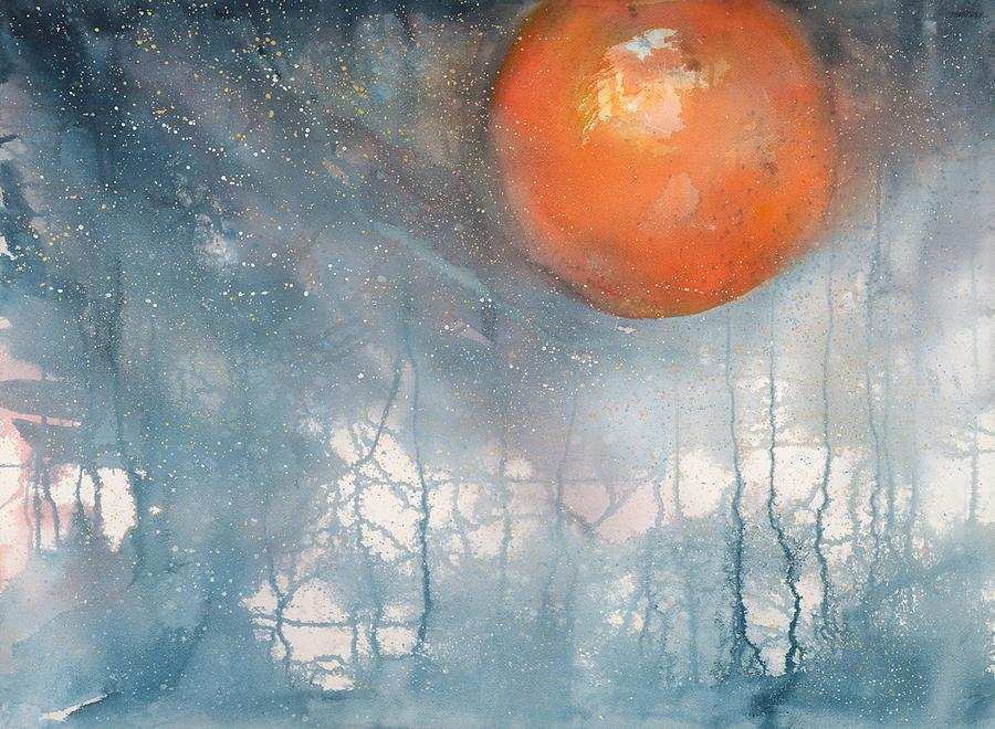 900x660 Eclipse Painting Beautiful The Blood Moon Tetrad Painting Ideas