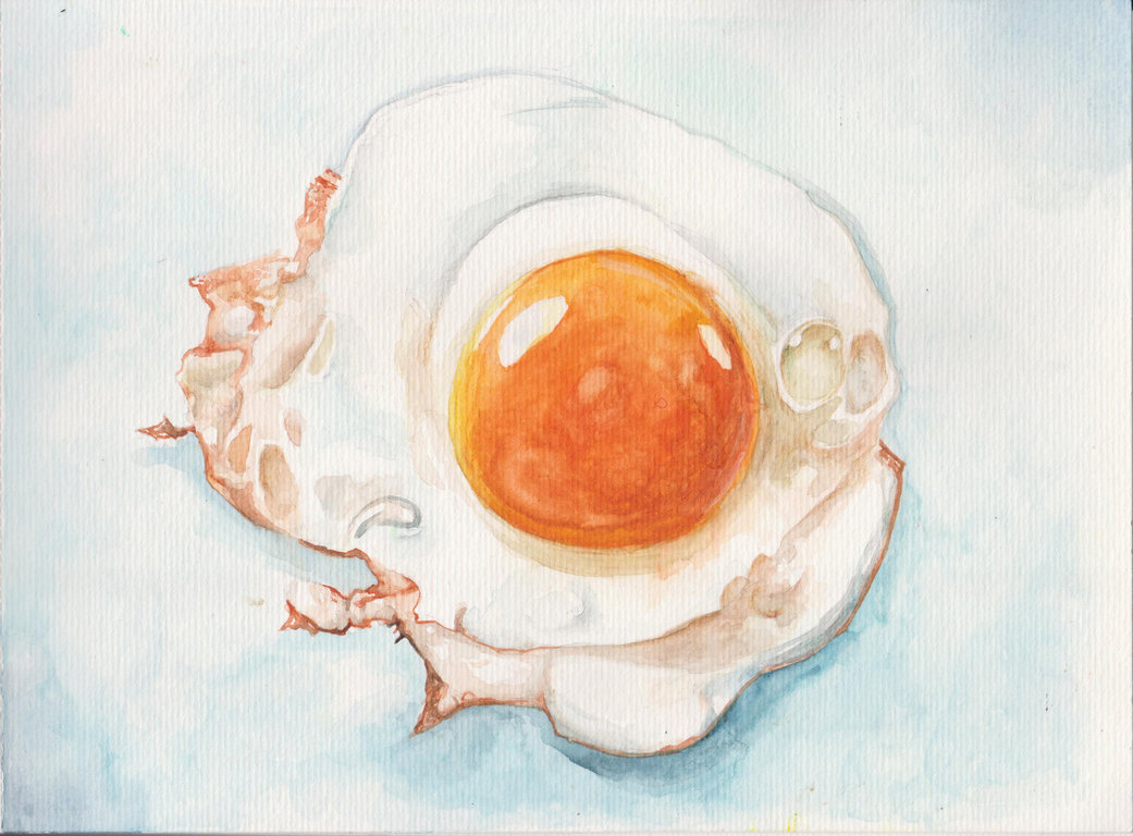 1041x768 Egg (Watercolor) By K Arax