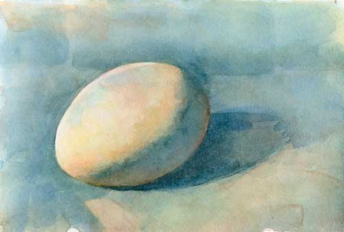 500x337 30 In 30 Painting Another Egg In Watercolor, But With A Different