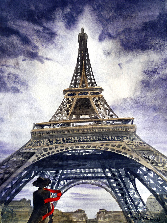 675x900 Eiffel Tower Paris Painting By Irina Sztukowski