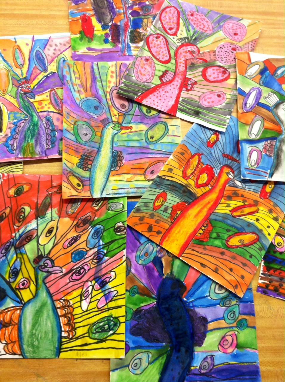 956x1280 King Elementary Art Room 3rd Grade Oil Pastel And Watercolor