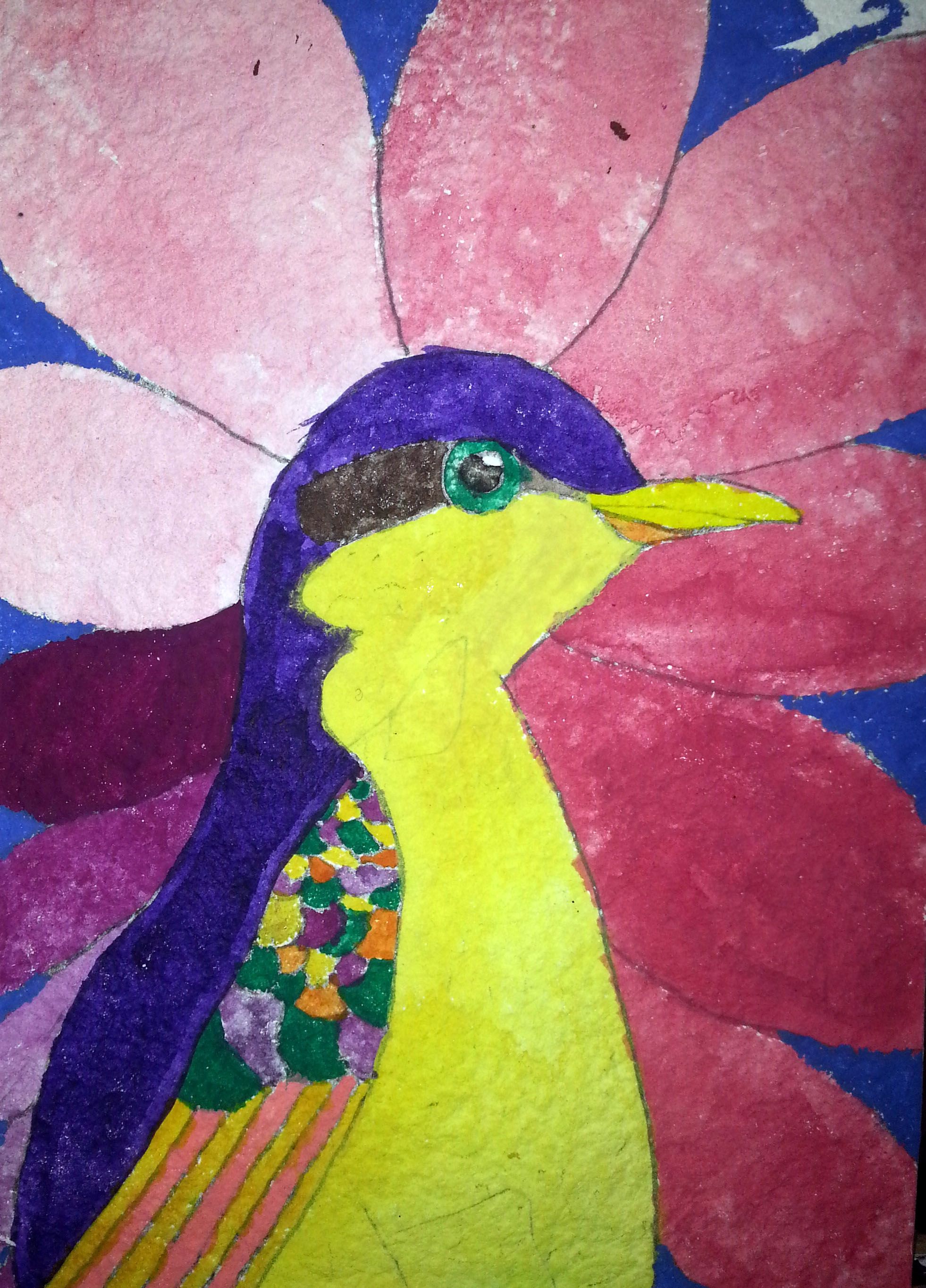 1962x2730 One Of My Elementary Art Students Watercolor Nature Projects Done