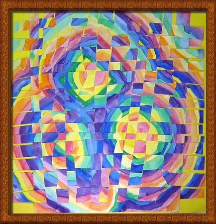 434x450 Weaving A Watercolor Painting Lessons For Elementary And Middle