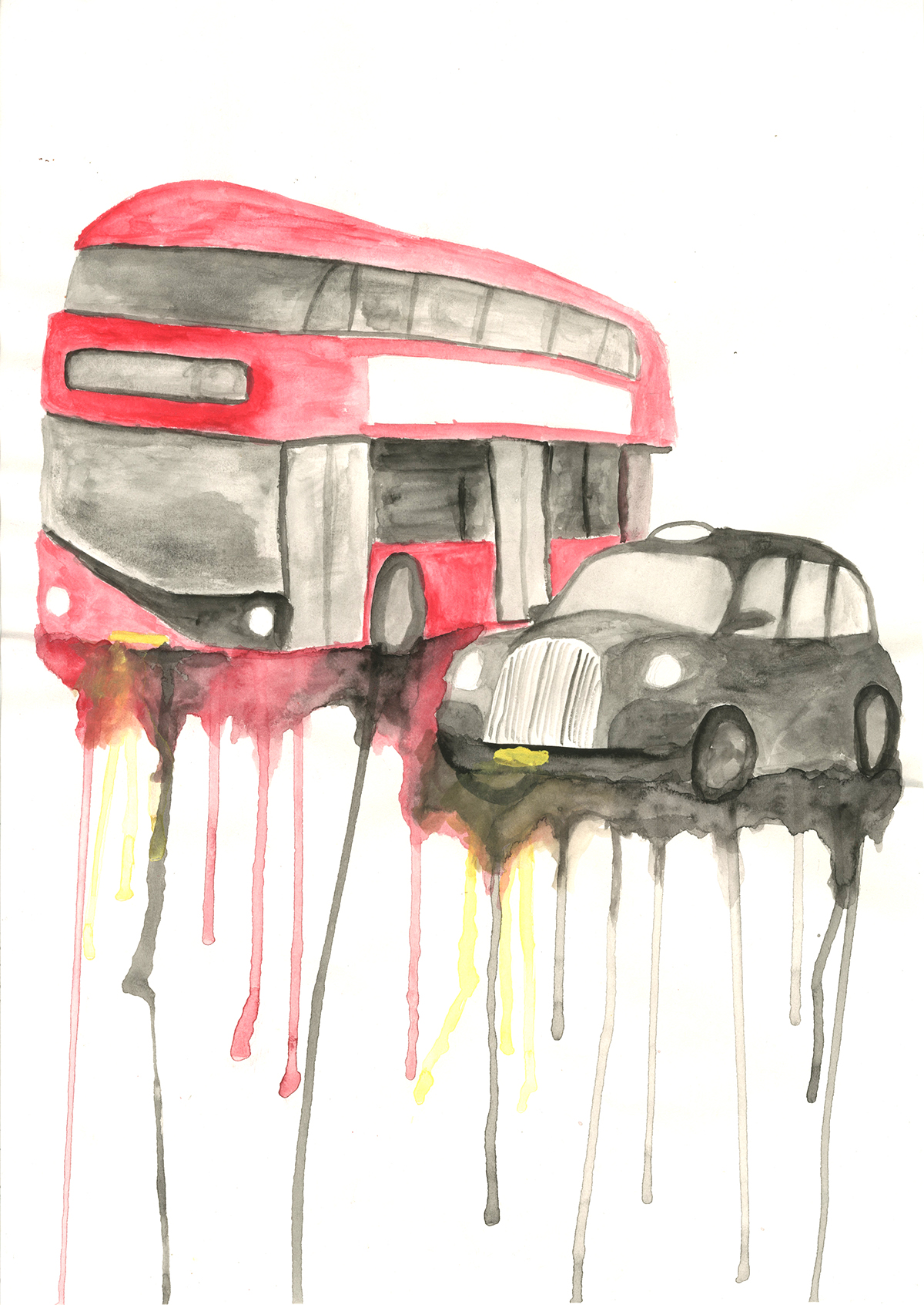 1200x1693 London Illustrations On Behance