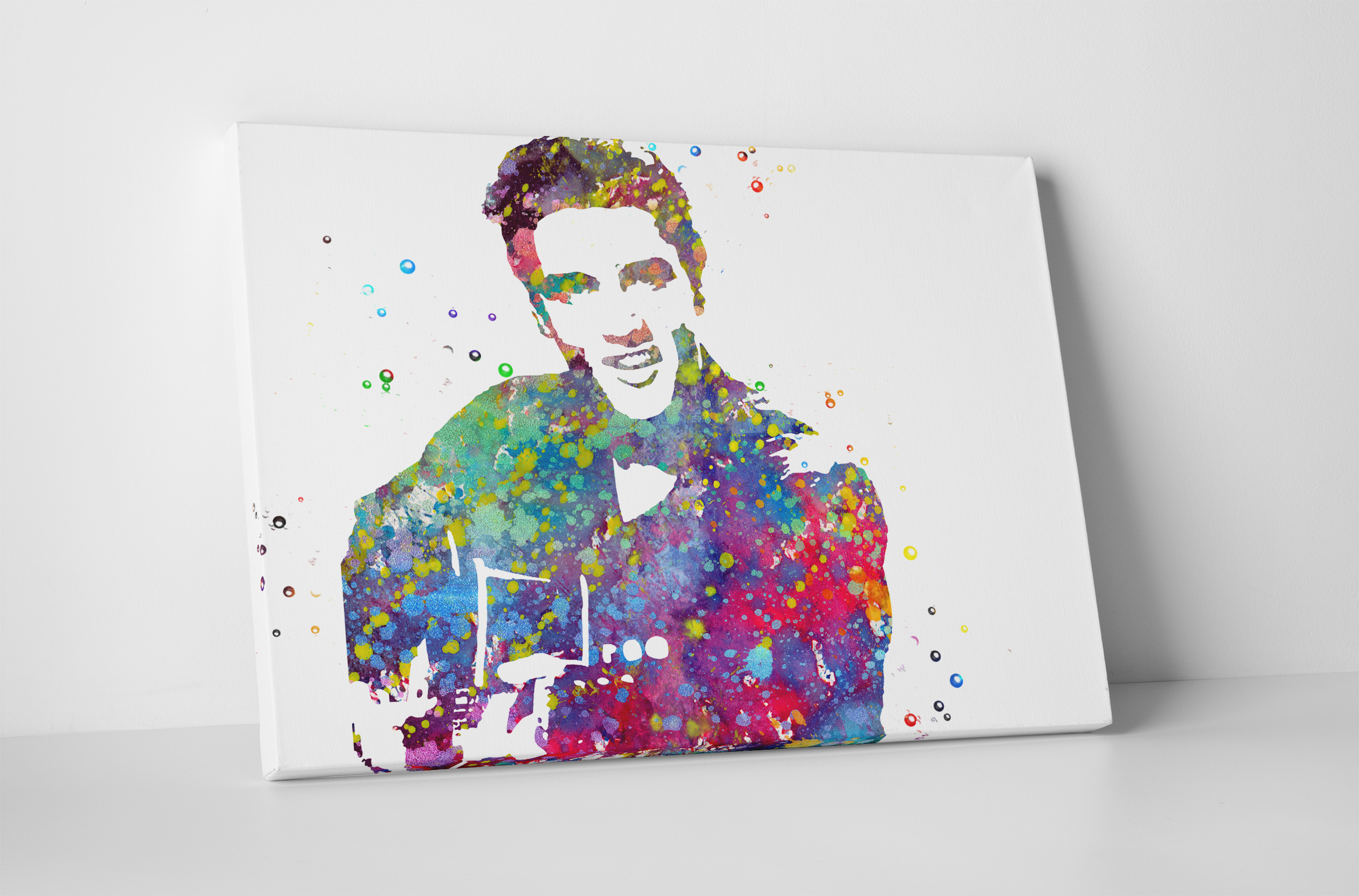 2750x1813 Elvis Presley Watercolor Canvas Printcreations